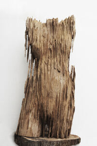 Skulptur Holz Kettens&auml;ge